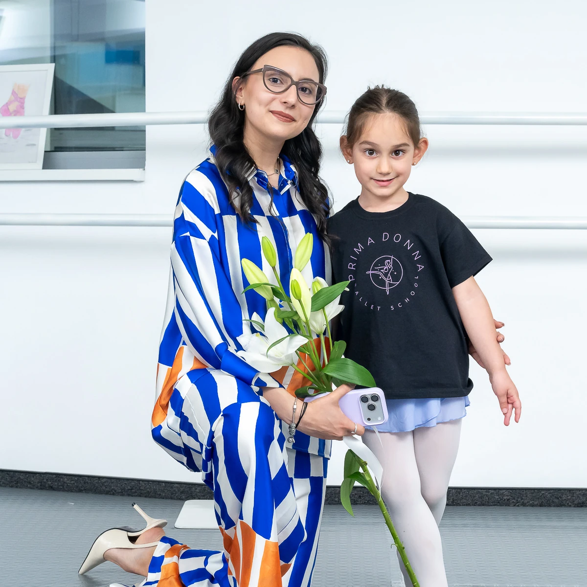 Baby Ballet — Донна Димитрова с ученичка в залата